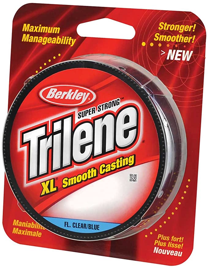 Berkley Trilene XL Monofilament Fishing Line Fluorescent Clear or Blue