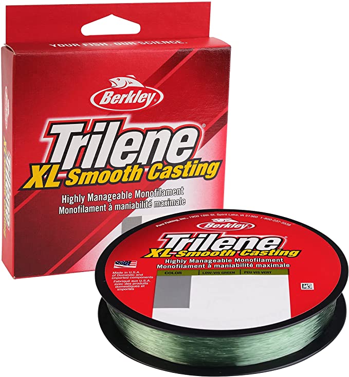 Berkley Trilene XL Monofilament Fishing Line Low-Vis Green